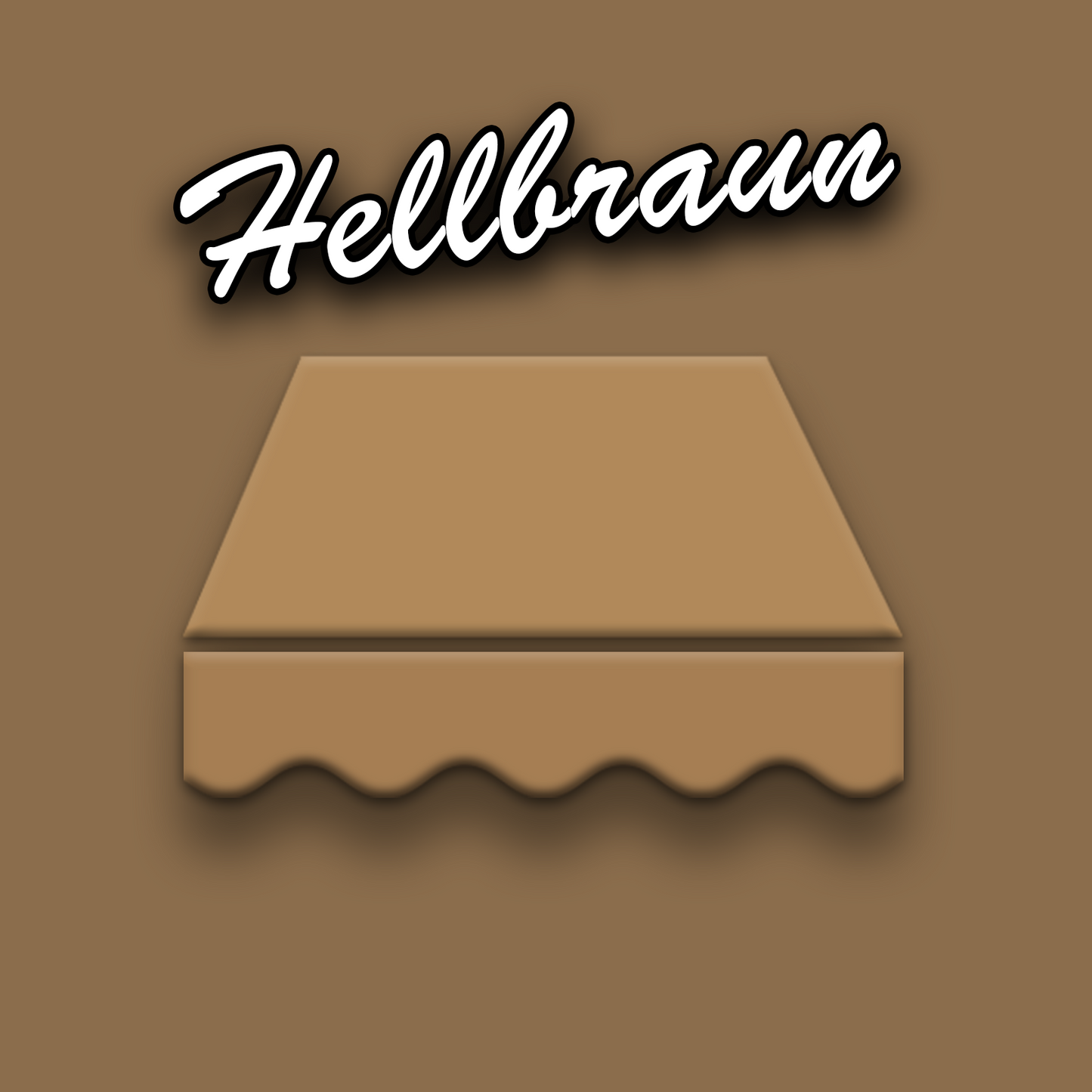 Markisentuch Arilco, Acryl 320 g/m², UV-Schutz 50+ – Hellbraun
