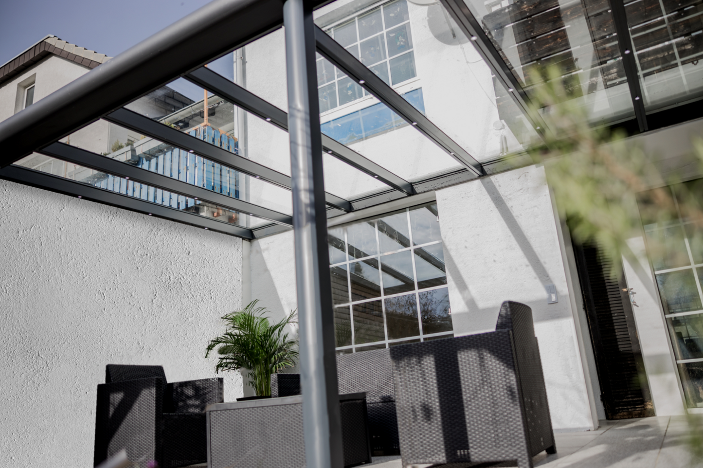Terrassenüberdachung Arilco, Aluminium mit VSG-Glas 12mm – Bild 10