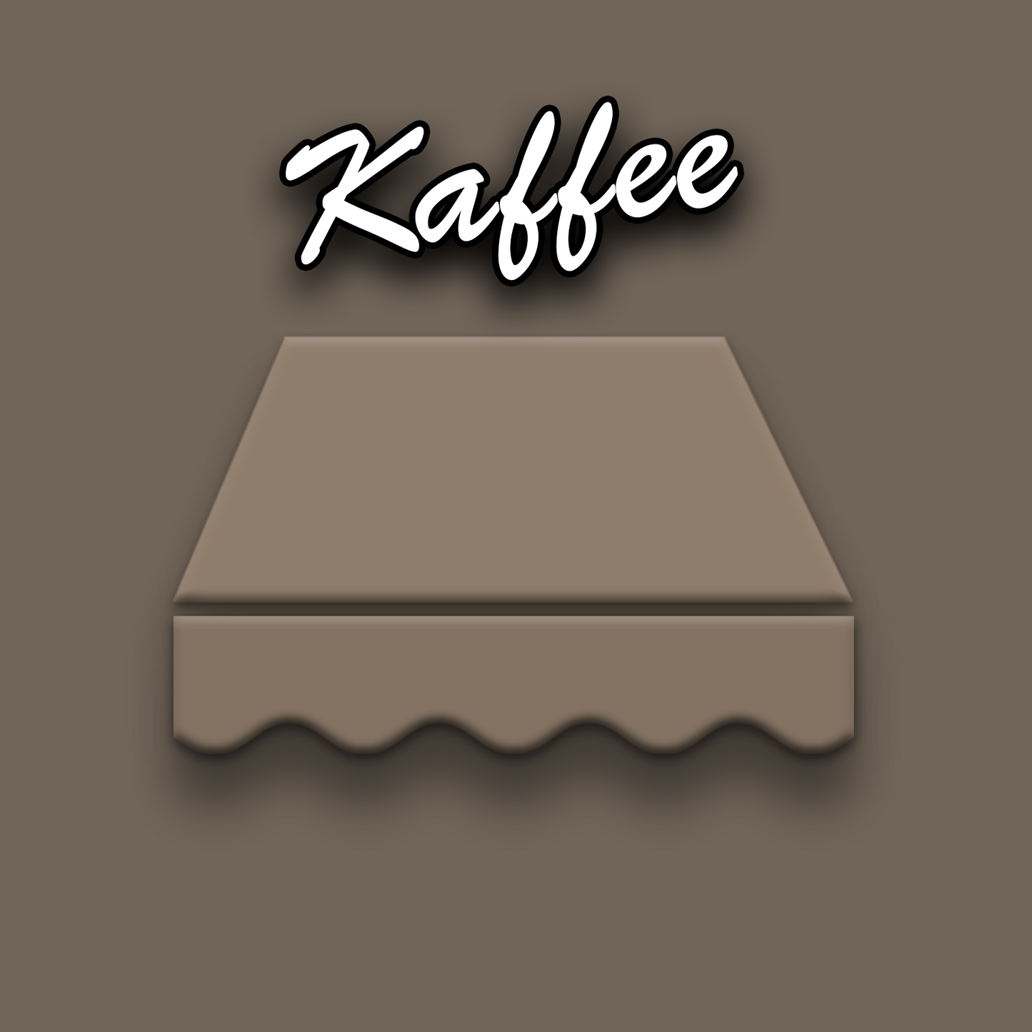Markisentuch Arilco, Acryl 320 g/m², UV-Schutz 50+ – Kaffee