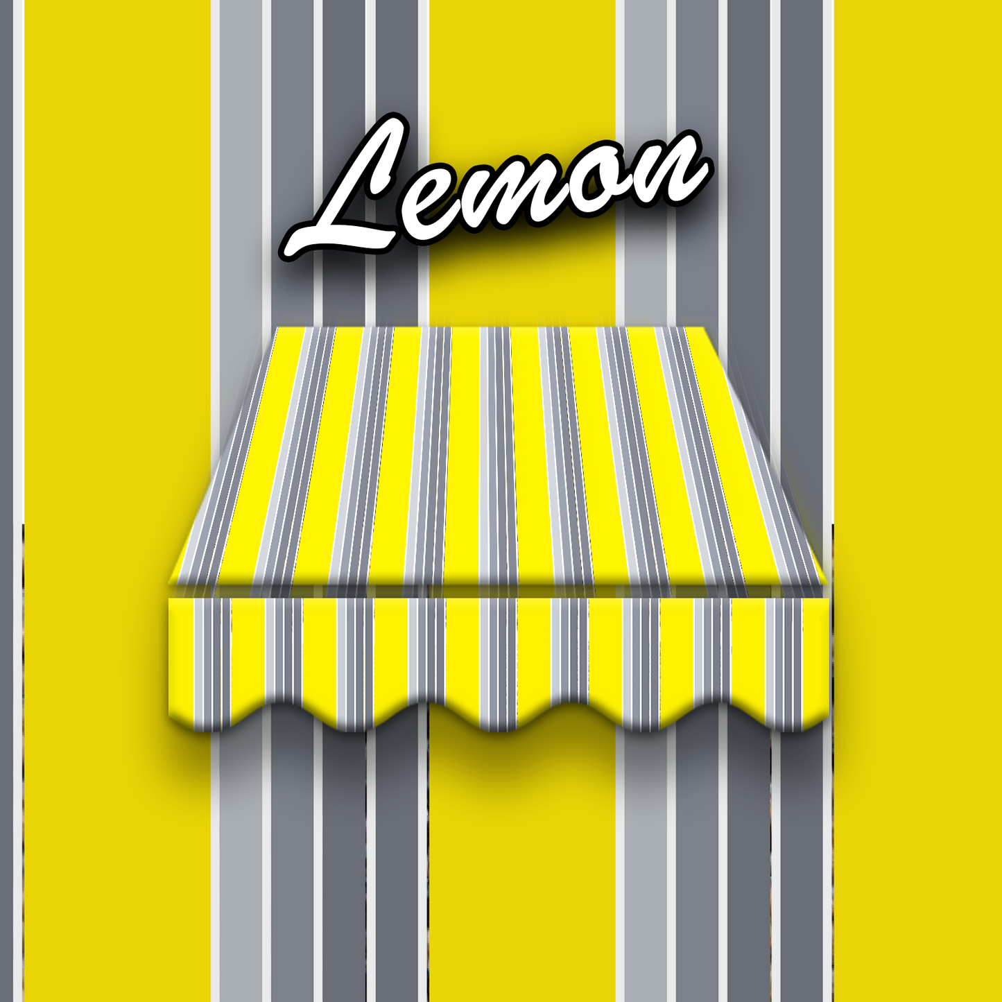 Markisentuch Arilco, Acryl 320 g/m², UV-Schutz 50+ – Lemon