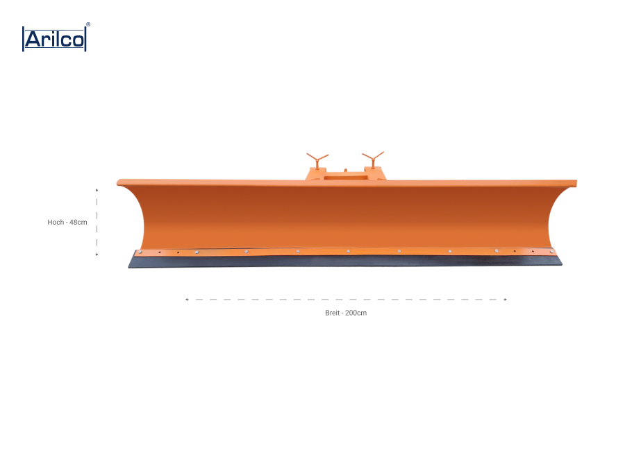 Schneeschieber Arilco LA3457, Hydraulik-Option, 200–225 cm – Bild 4