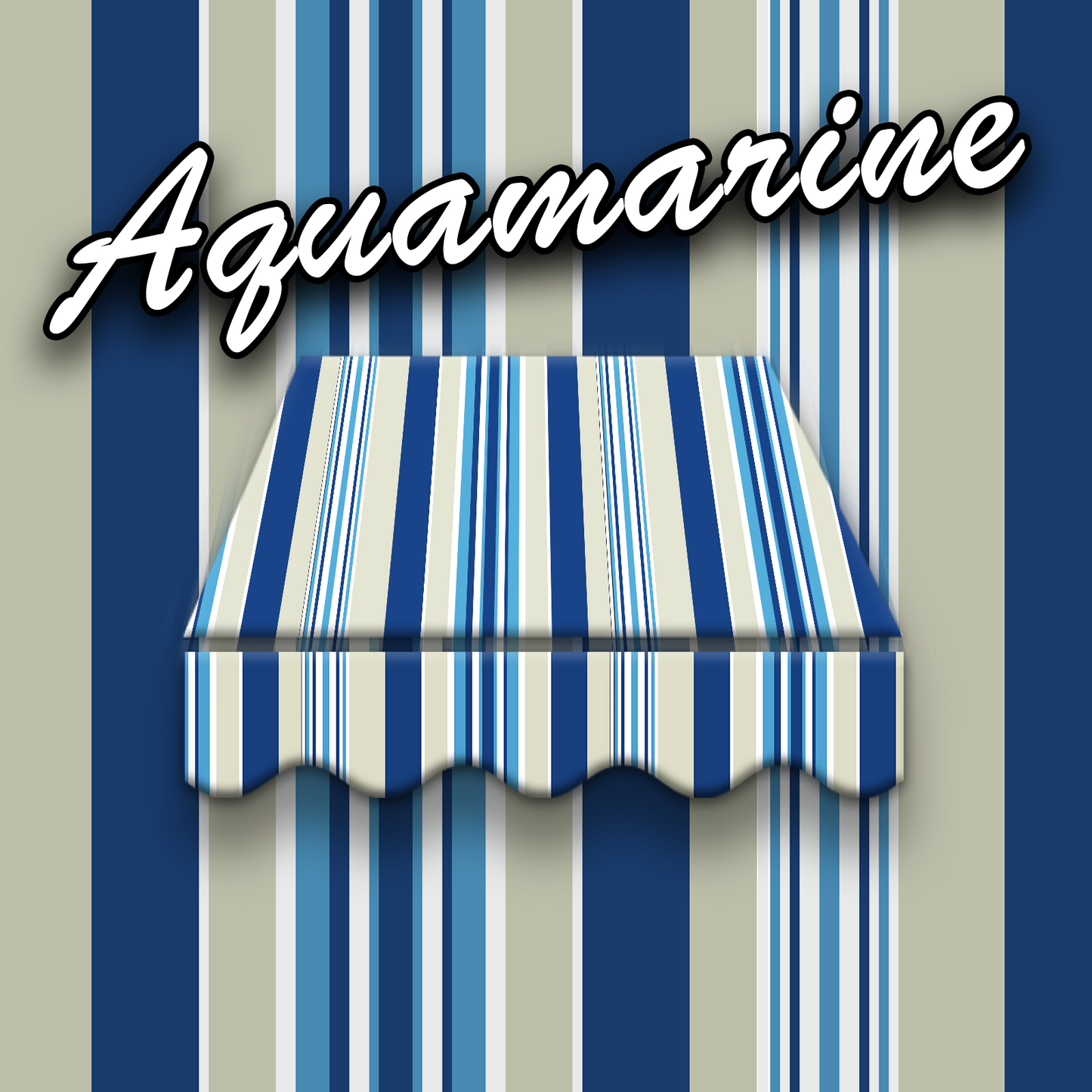 Markisentuch Arilco, Acryl 320 g/m², UV-Schutz 50+ – Aquamarine