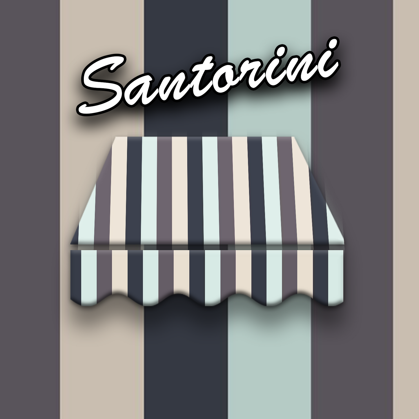 Markisentuch Arilco, Acryl 320 g/m², UV-Schutz 50+ – Santorini