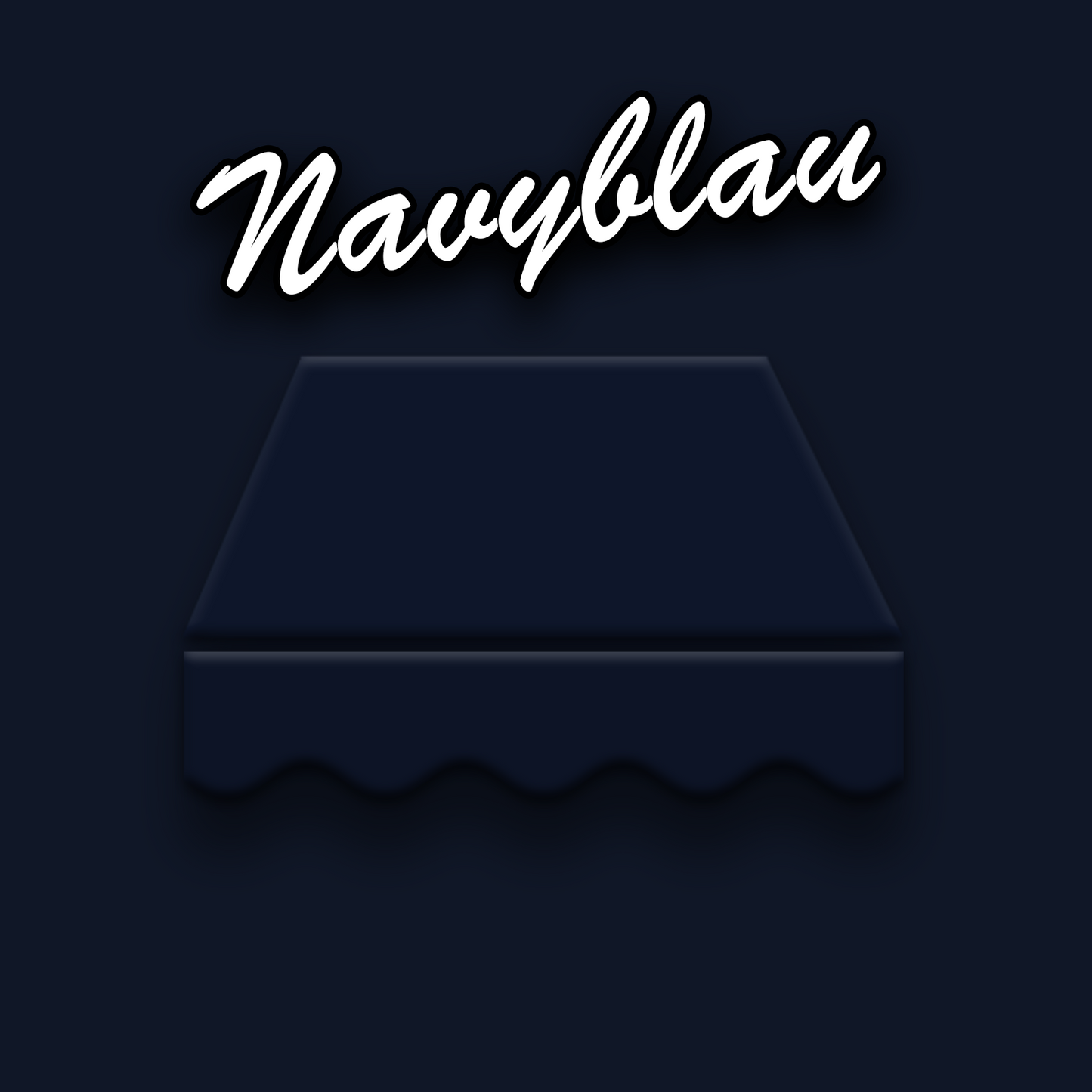 Markisentuch Arilco, Acryl 320 g/m², UV-Schutz 50+ – Navyblau