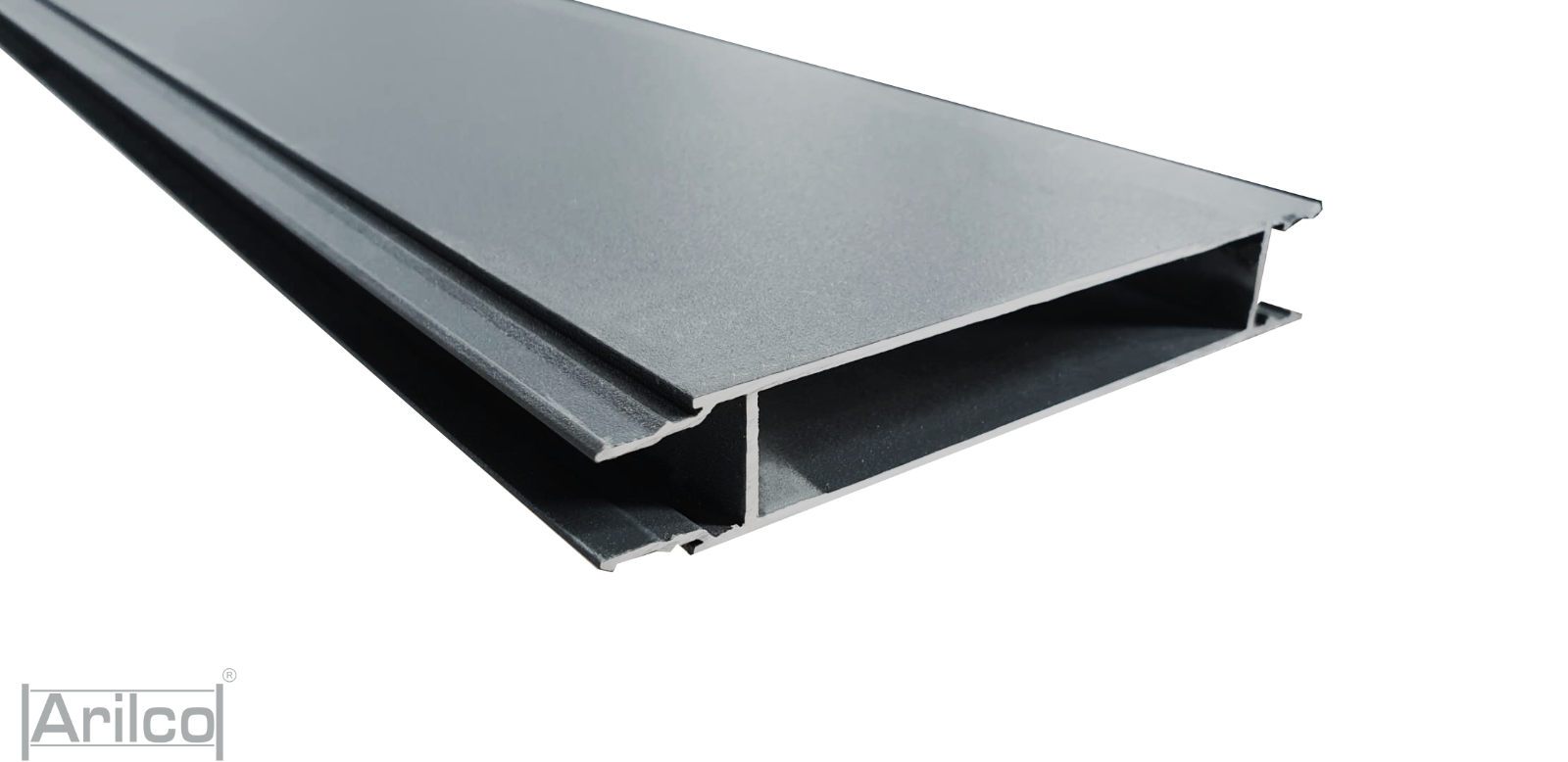 Aluminium Sichtschutzzaun Arilco, Lamellendesign, pulverbeschichtet – Bild 3