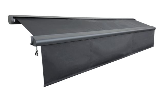 Vollkassettenmarkise Da Vincia I, elektrisch, LED, Acryl 320g/m² – Bild 3
