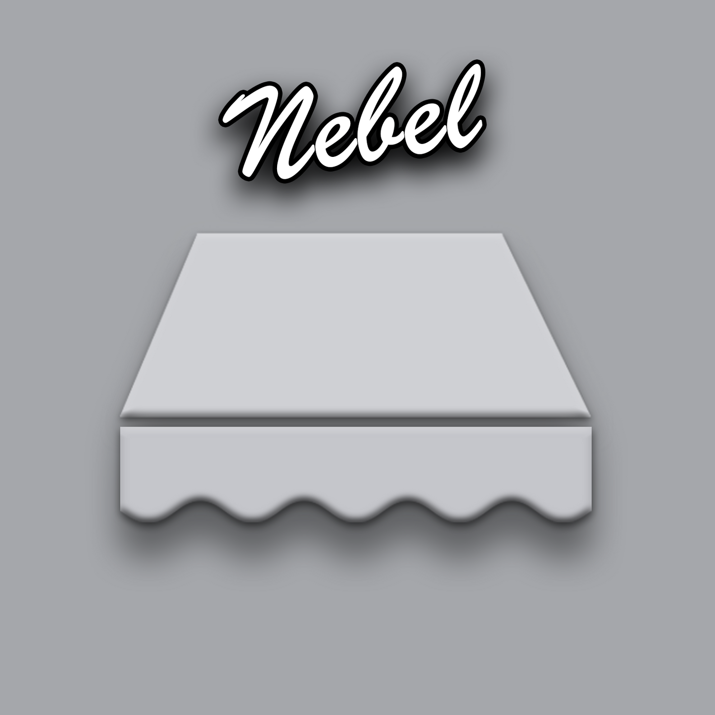 Markisentuch Arilco, Acryl 320 g/m², UV-Schutz 50+ – Nebel