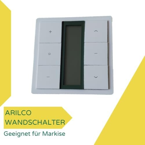 Wandschalter für Markisen mit Funk, Arilco, weiß – Bild 3