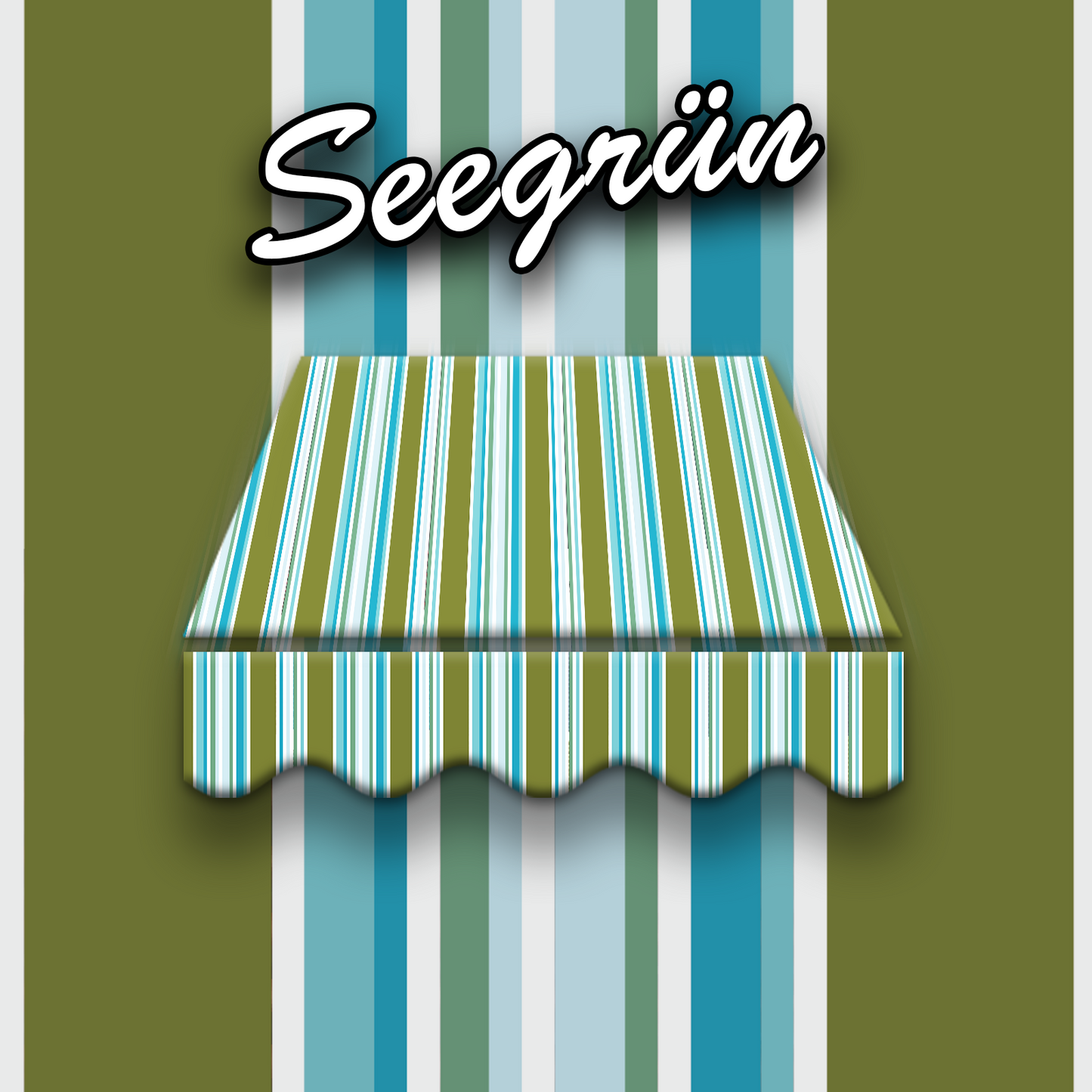 Markisentuch Arilco, Acryl 320 g/m², UV-Schutz 50+ – Seegrün