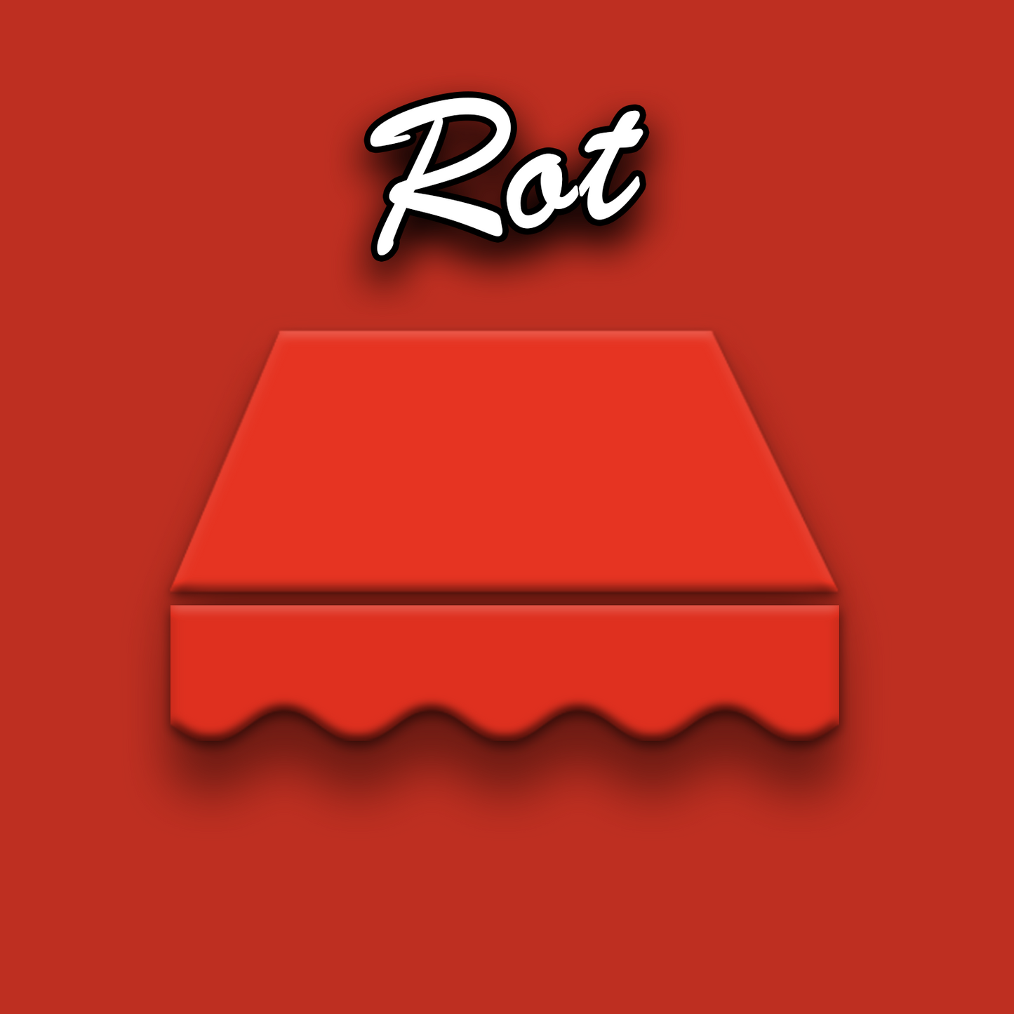 Markisentuch Arilco, Acryl 320 g/m², UV-Schutz 50+ – Rot