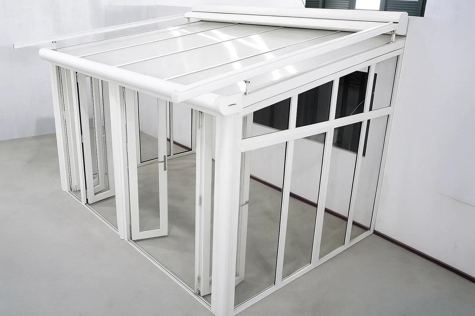 Terrassenüberdachung VSG, Aluminium, 12mm Glas, modular – Bild 6