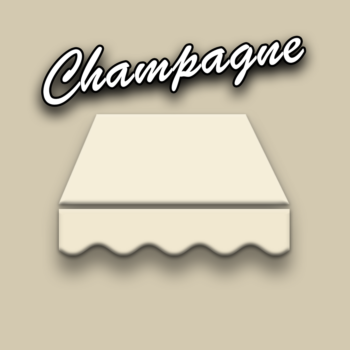 Markisentuch Arilco, Acryl 320 g/m², UV-Schutz 50+ – Champagner