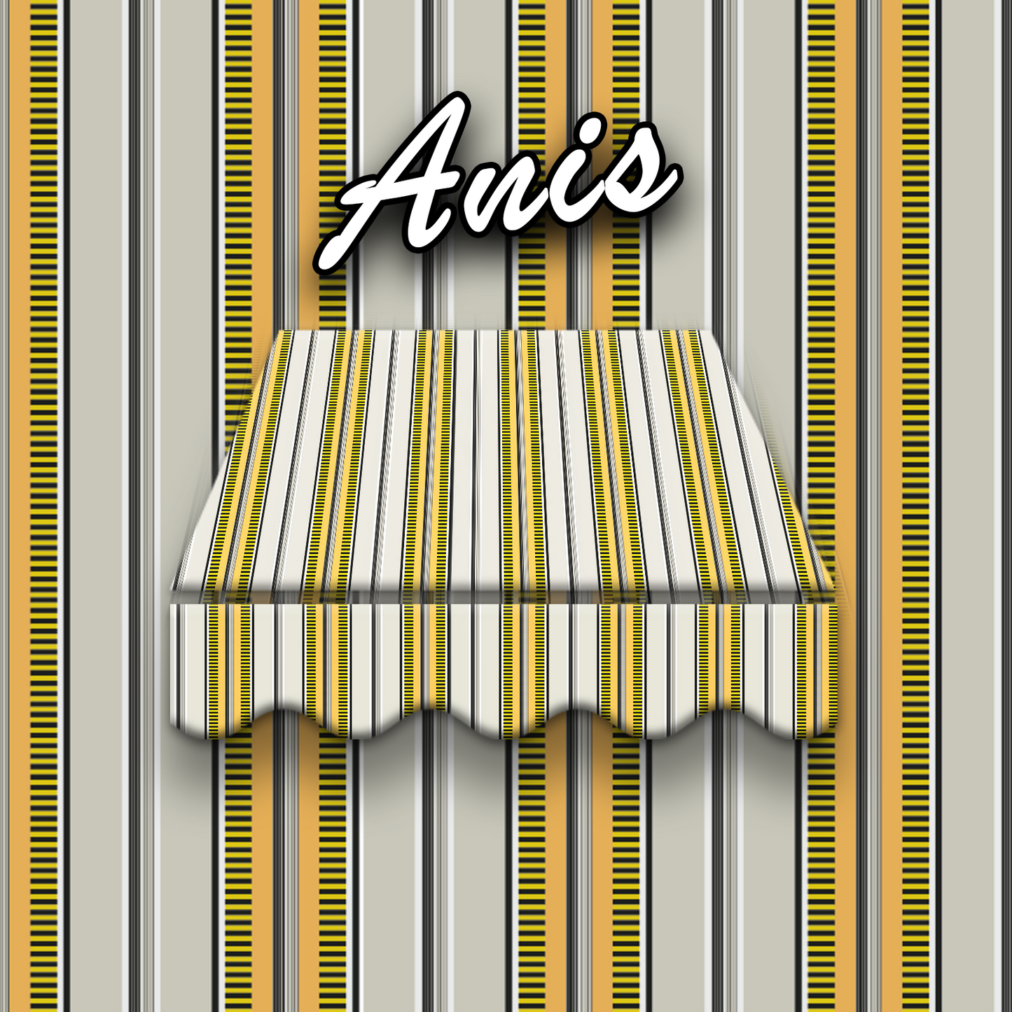 Markisentuch Arilco, Acryl 320 g/m², UV-Schutz 50+ – Anis