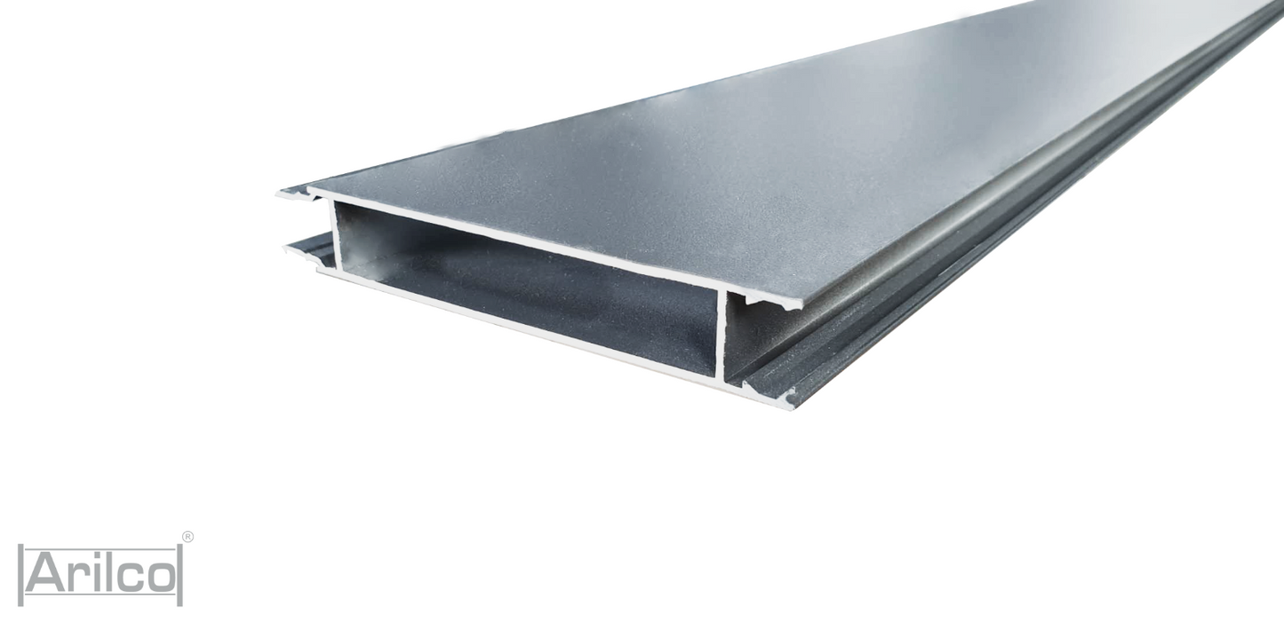 Aluminium Sichtschutzzaun Arilco, Lamellendesign, pulverbeschichtet – Bild 5