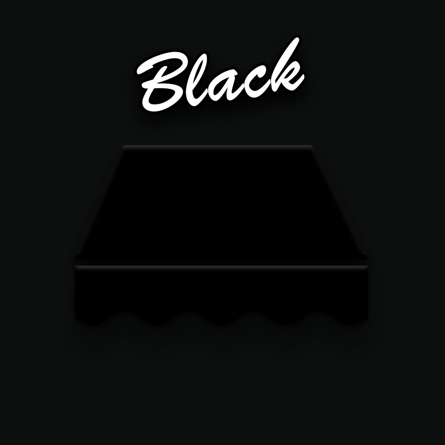 Markisentuch Arilco, Acryl 320 g/m², UV-Schutz 50+ – Black