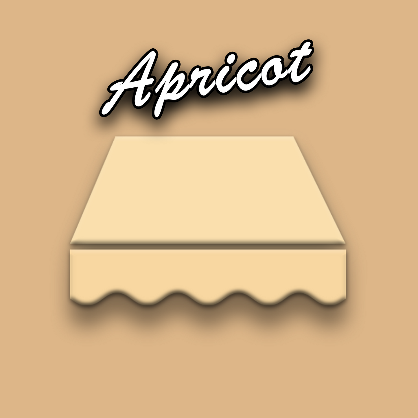 Markisentuch Arilco, Acryl 320 g/m², UV-Schutz 50+ – Apricot