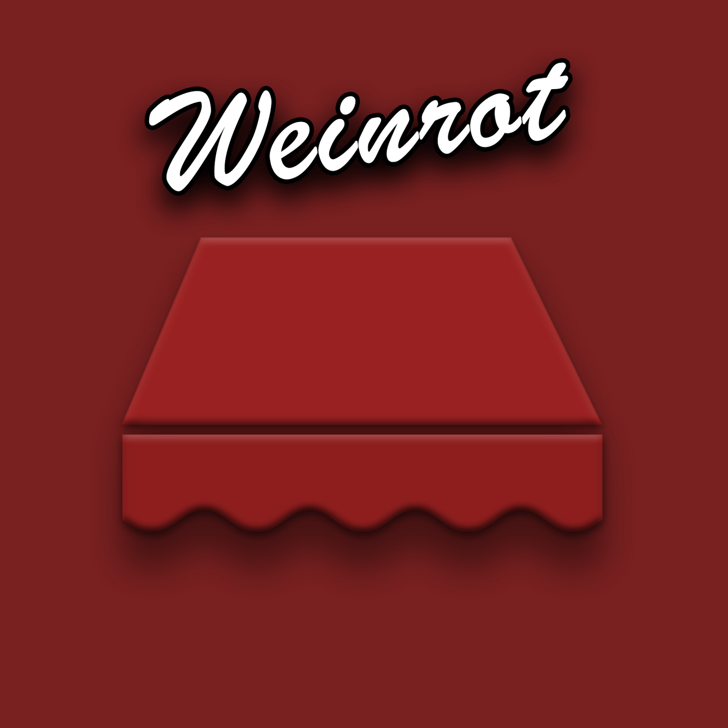 Markisentuch Arilco, Acryl 320 g/m², UV-Schutz 50+ – Weinrot