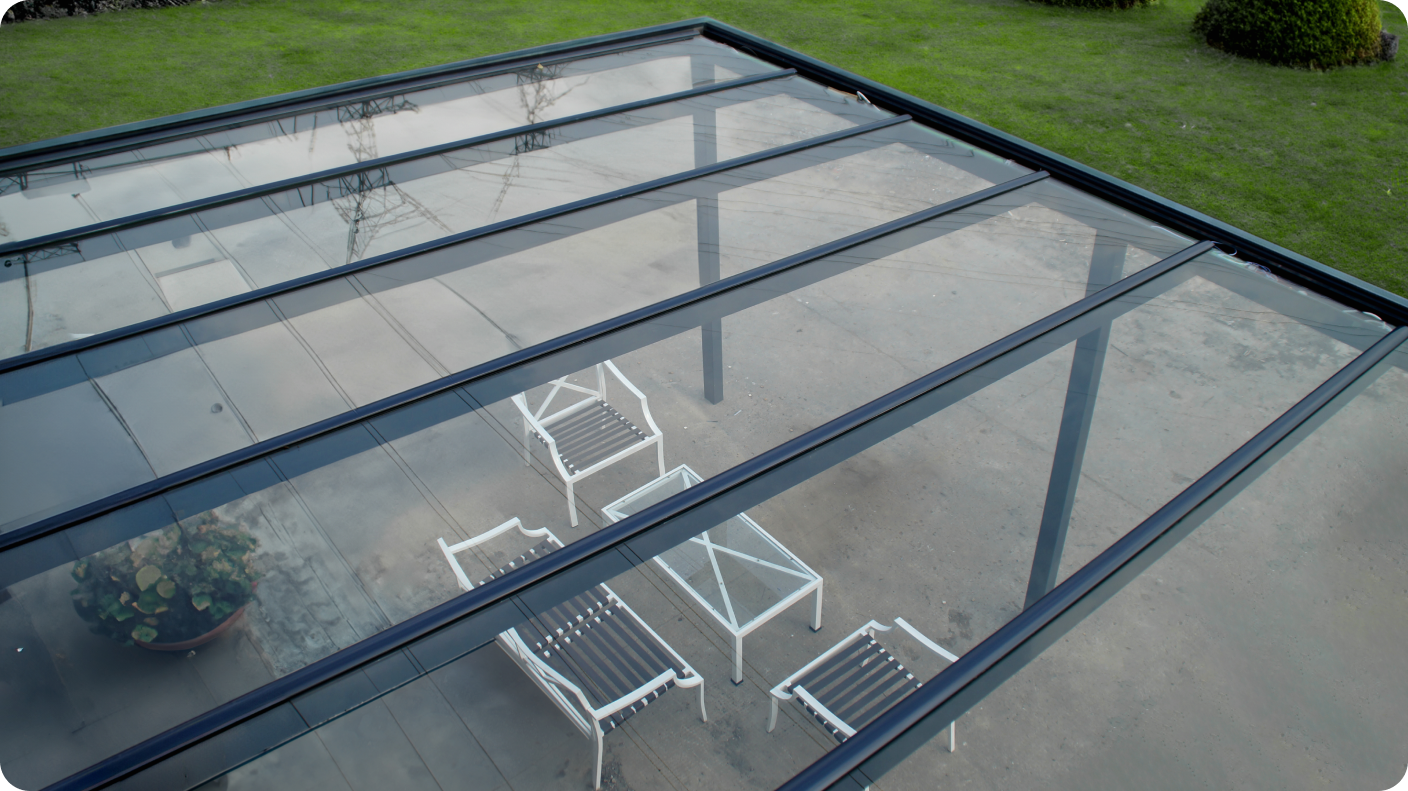 Terrassenüberdachung Arilco, Aluminium Anthrazit, Polycarbonat 16 mm – Bild 6